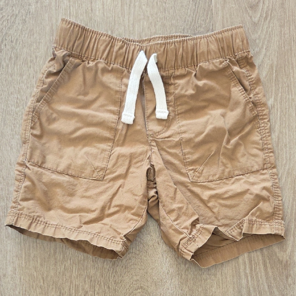 Old Navy Light Brown Elastic Waist Shorts